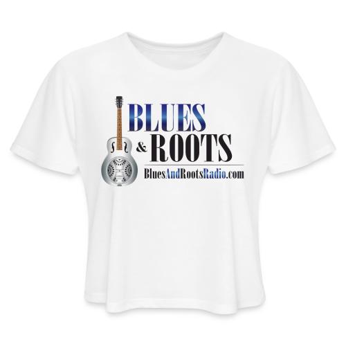 Blues & Roots Radio Logo - Women's Cropped T-Shirt