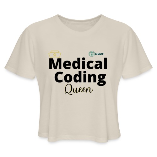 AAPC Medical Coding Queen Apparel - Women's Cropped T-Shirt