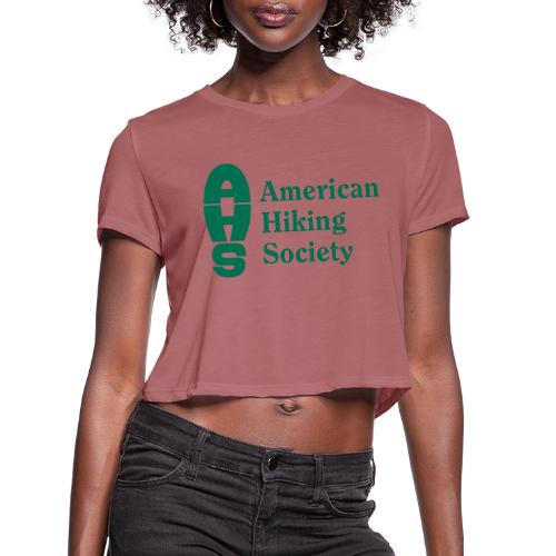 AHS logo green - Women's Cropped T-Shirt