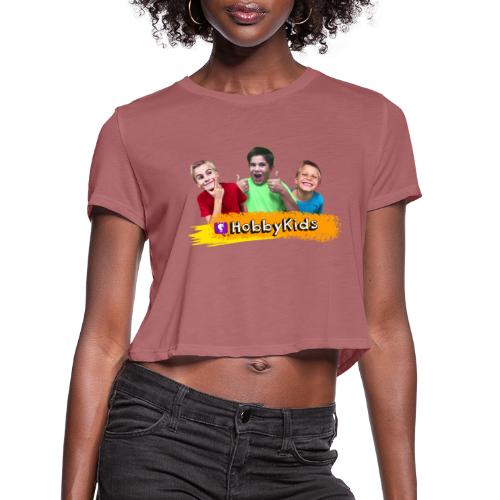 hobbykids shirt - Women's Cropped T-Shirt