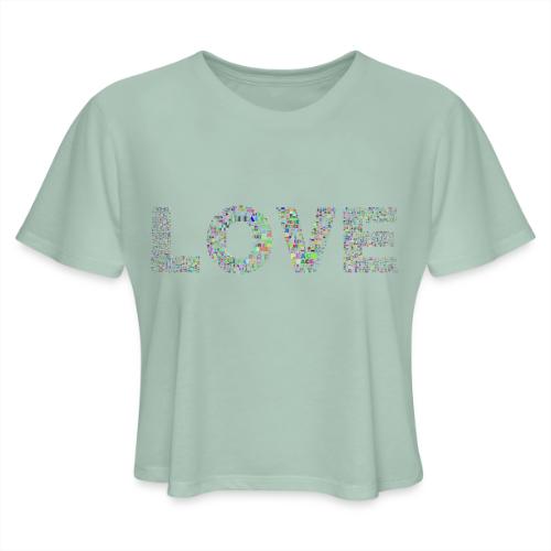 LOVE Peace Merchandise - Women's Cropped T-Shirt