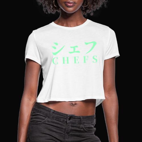 Drop 2 Sea Green - Women's Cropped T-Shirt