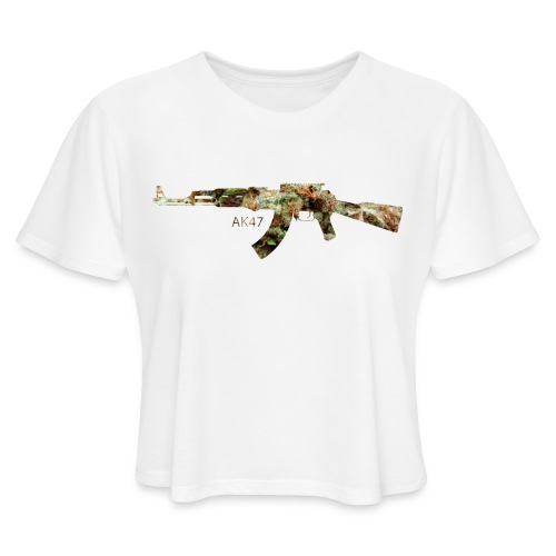 AK-47.png - Women's Cropped T-Shirt
