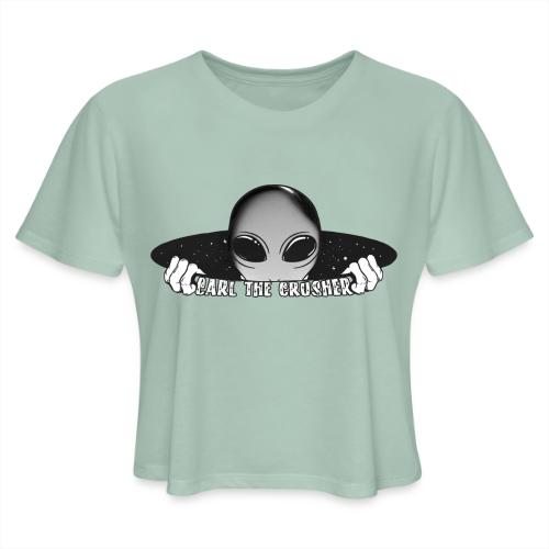 Coming Through Clear - Carl the Crusher - Women's Cropped T-Shirt