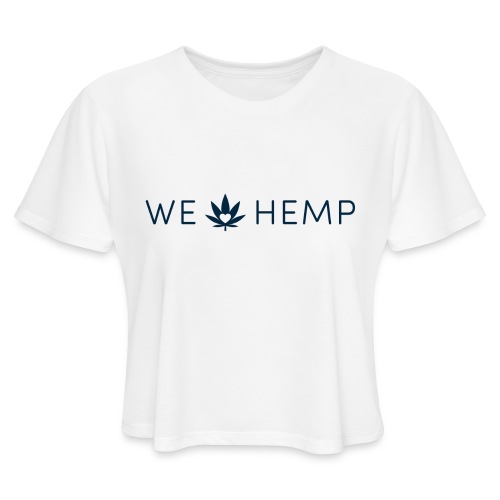 We Love Hemp - Women's Cropped T-Shirt