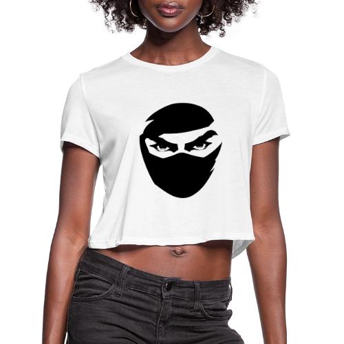 Shadow Veil Warrior - Women's Cropped T-Shirt