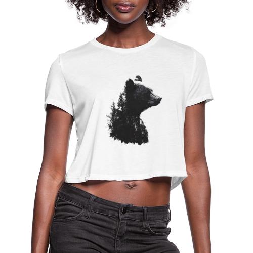 Forest Within the Bear - Women's Cropped T-Shirt