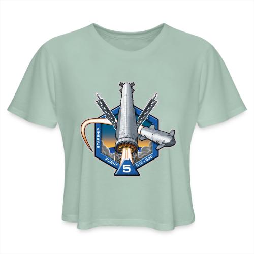 Starship Flight Test 5 - Women's Cropped T-Shirt