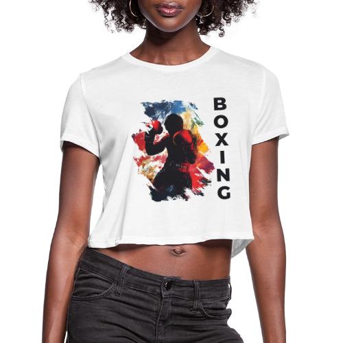 Boxing Drive - Women's Cropped T-Shirt