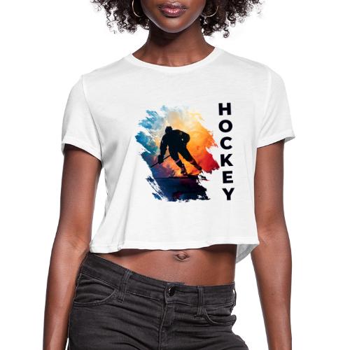 Hockey Moves - Women's Cropped T-Shirt