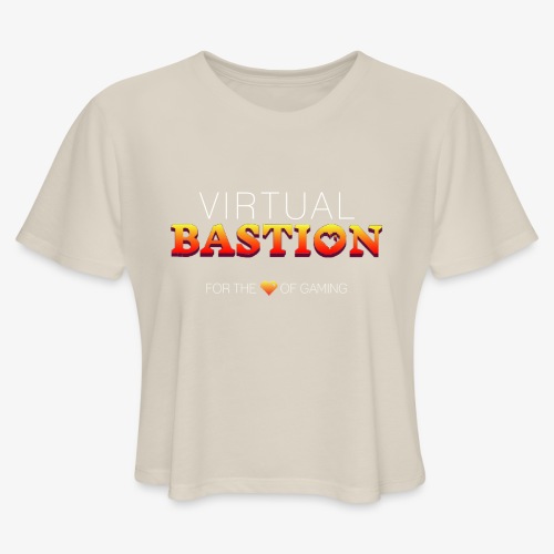 Virtual Bastion: For the Love of Gaming - Women's Cropped T-Shirt