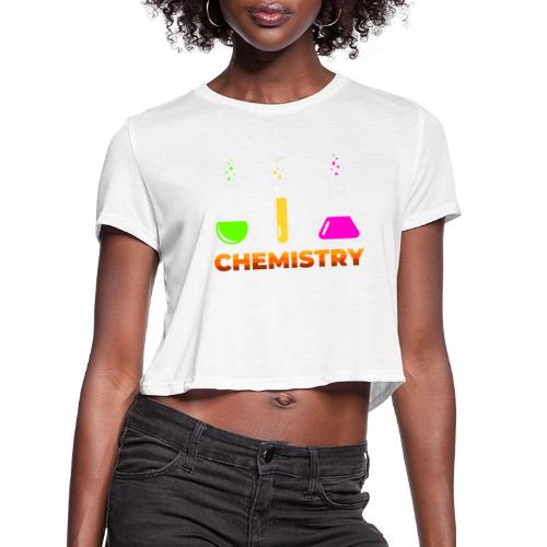 Chemistry: Elements in Motion - Women's Cropped T-Shirt