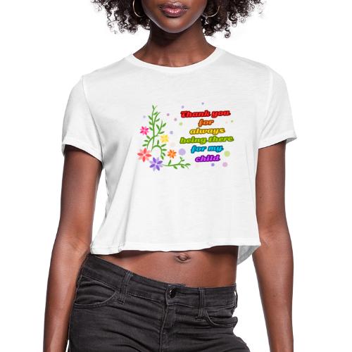 Heart of the Classroom - Women's Cropped T-Shirt