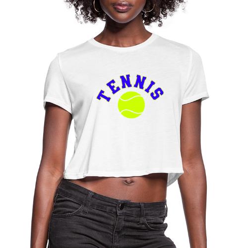 Tennis: Serve in Style - Women's Cropped T-Shirt