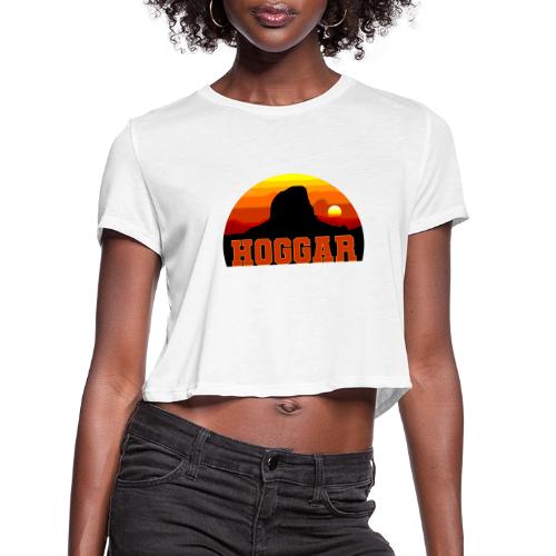 Algeria: Hoggar Desert Horizon - Women's Cropped T-Shirt