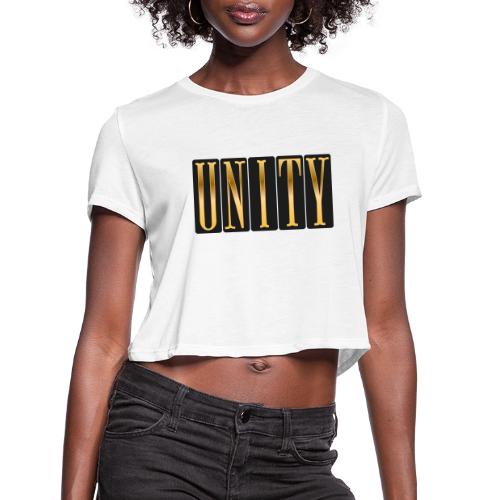 Golden Unity - Women's Cropped T-Shirt