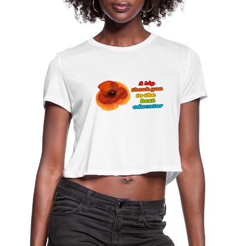 Teaching Legend - Women's Cropped T-Shirt