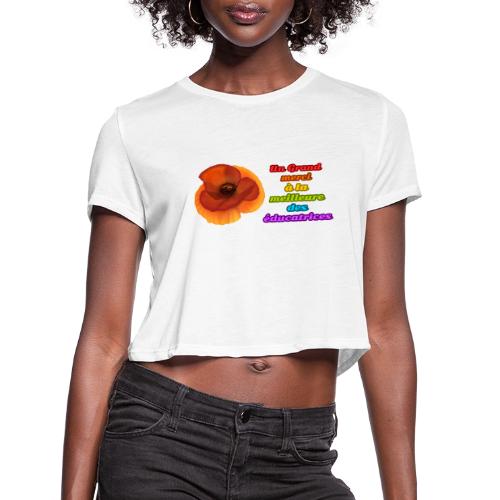 Thank you to the best educator - Women's Cropped T-Shirt