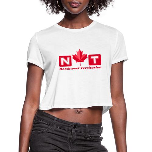Canada: Northern Identity Emblem - Women's Cropped T-Shirt