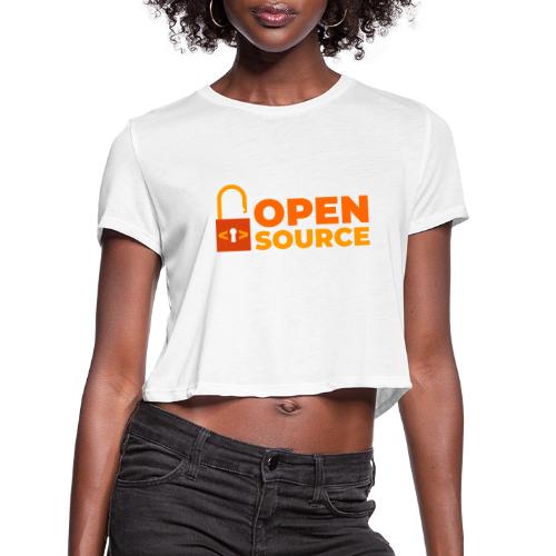 Open Source: Code is Freedom - Women's Cropped T-Shirt