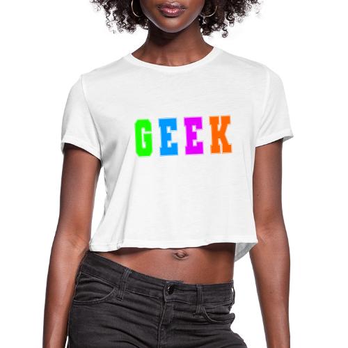 Certified Geek Mode - Women's Cropped T-Shirt