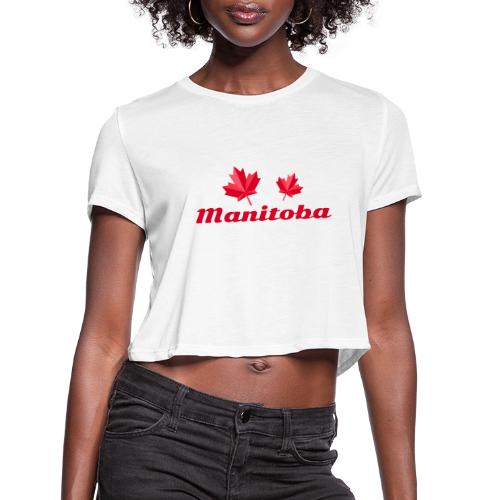 Manitoba, province of Canada - Women's Cropped T-Shirt