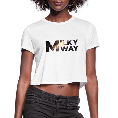 Milky Way Magic - Women's Cropped T-Shirt