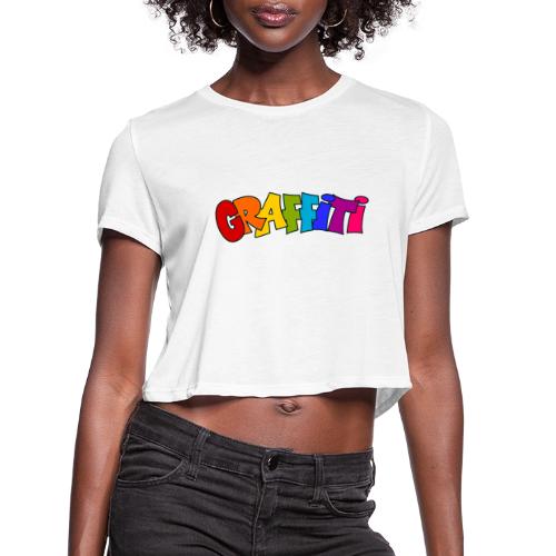 Graffiti - Women's Cropped T-Shirt