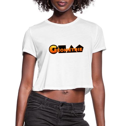 Geometry: Shapes and Figures - Women's Cropped T-Shirt