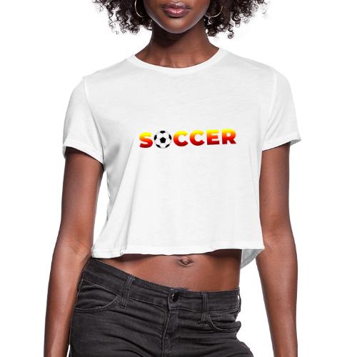 Soccer: Game of Goals - Women's Cropped T-Shirt