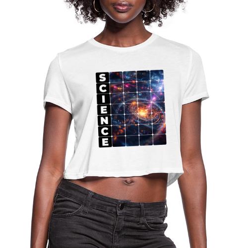 Science Spiral - Women's Cropped T-Shirt