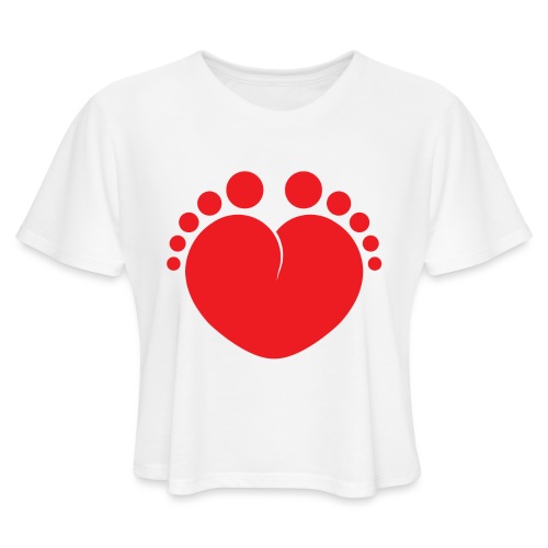 Heart 'n' Sole - Women's Cropped T-Shirt