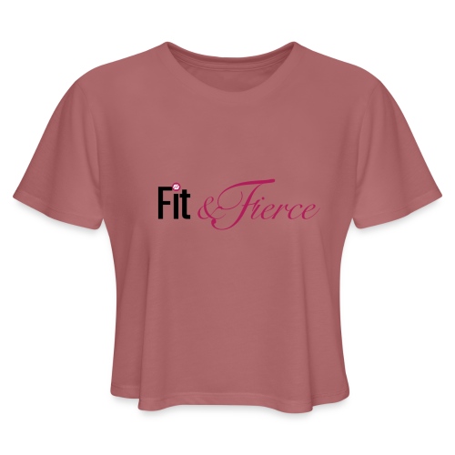 Fit Fierce - Women's Cropped T-Shirt