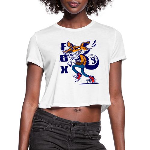 Sneaky Fox - Women's Cropped T-Shirt