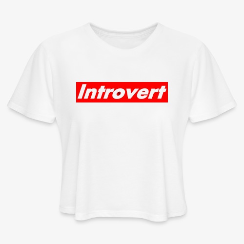 Introvert - Women's Cropped T-Shirt