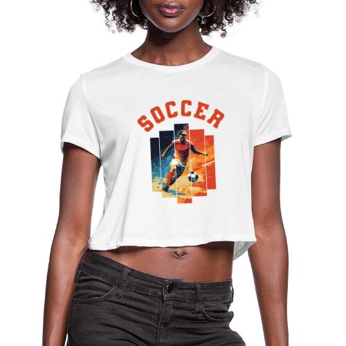 Soccer Spirit - Women's Cropped T-Shirt