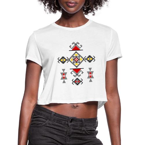 Amazigh Symbols - Women's Cropped T-Shirt
