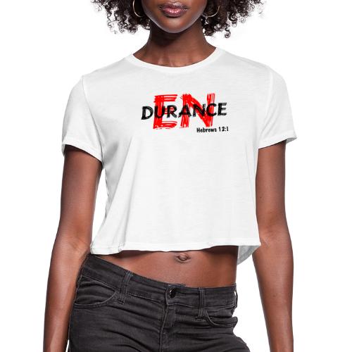 Run with Endurance - Women's Cropped T-Shirt