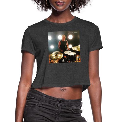 Landon Hall Spotlight Photo - Women's Cropped T-Shirt