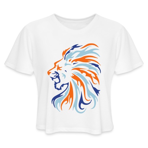 Flame Lion - Women's Cropped T-Shirt