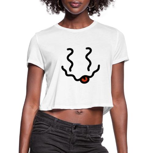Buzzed without circle - Women's Cropped T-Shirt