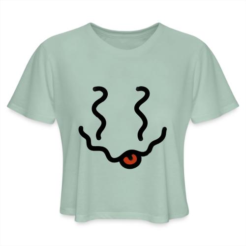 Buzzed without circle - Women's Cropped T-Shirt
