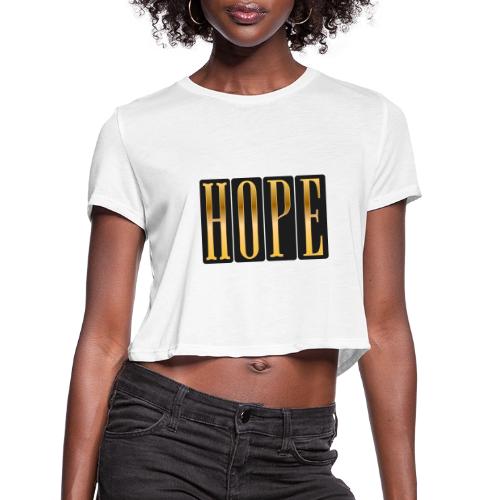 Golden Hope - Women's Cropped T-Shirt