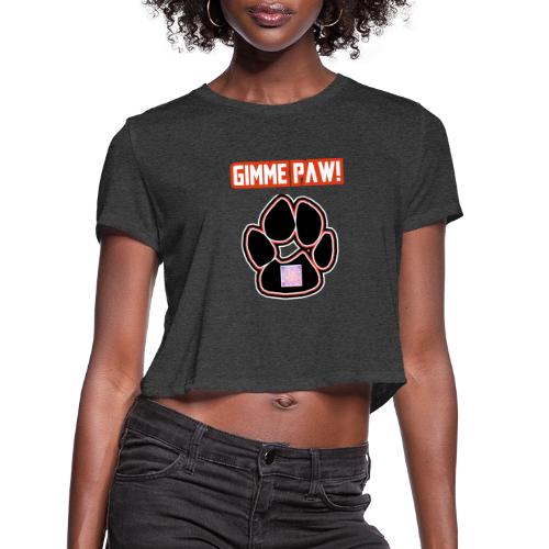 Jack-Jack’s Paw (Proceeds go to ASPCA!) - Women's Cropped T-Shirt