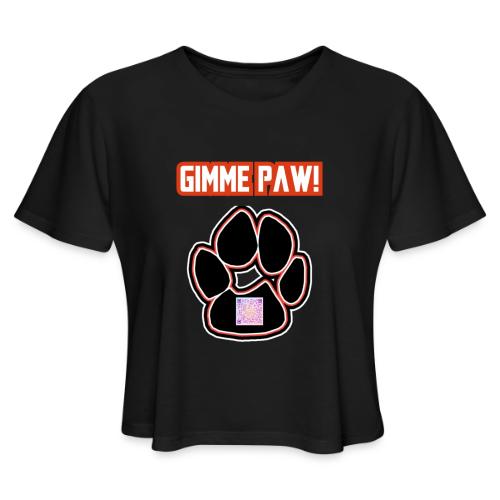 Jack-Jack’s Paw (Proceeds go to ASPCA!) - Women's Cropped T-Shirt