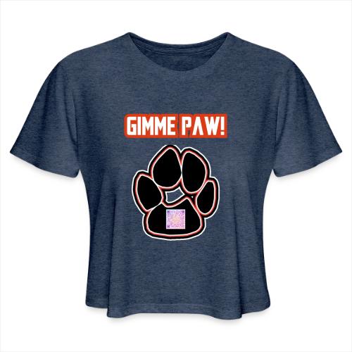 Jack-Jack’s Paw (Proceeds go to ASPCA!) - Women's Cropped T-Shirt