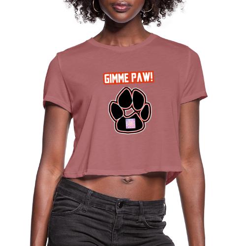 Jack-Jack’s Paw (Proceeds go to ASPCA!) - Women's Cropped T-Shirt
