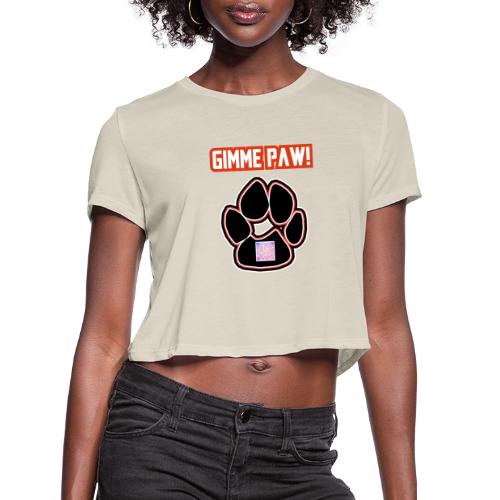 Jack-Jack’s Paw (Proceeds go to ASPCA!) - Women's Cropped T-Shirt