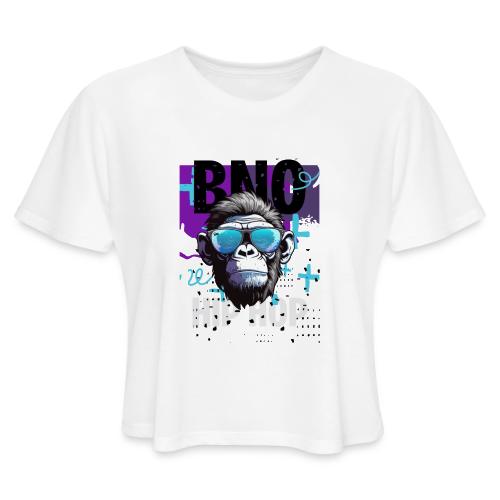 Hip Hop Monkey - Women's Cropped T-Shirt