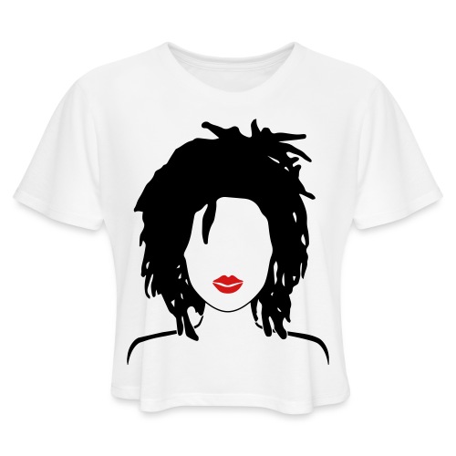 Locs & Lipstick Women's T-Shirts - Women's Cropped T-Shirt